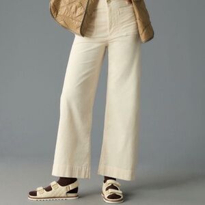 Anthropologie Colette Corduroy Cropped Pant by Maeve - NWOT - 27P